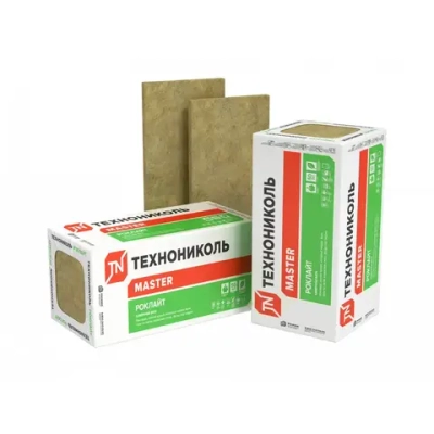 Утеплитель из каменной ваты Технониколь Роклайт 1200х600х50, 56 плит, 40.32 м2 / базальтовый утеплитель