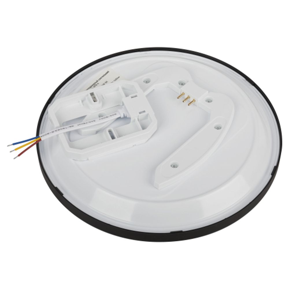 Светильник потолочный светодиодный ЭРА Классик без ДУ SPB-6 Slim Base BK 24W-5K 5000К