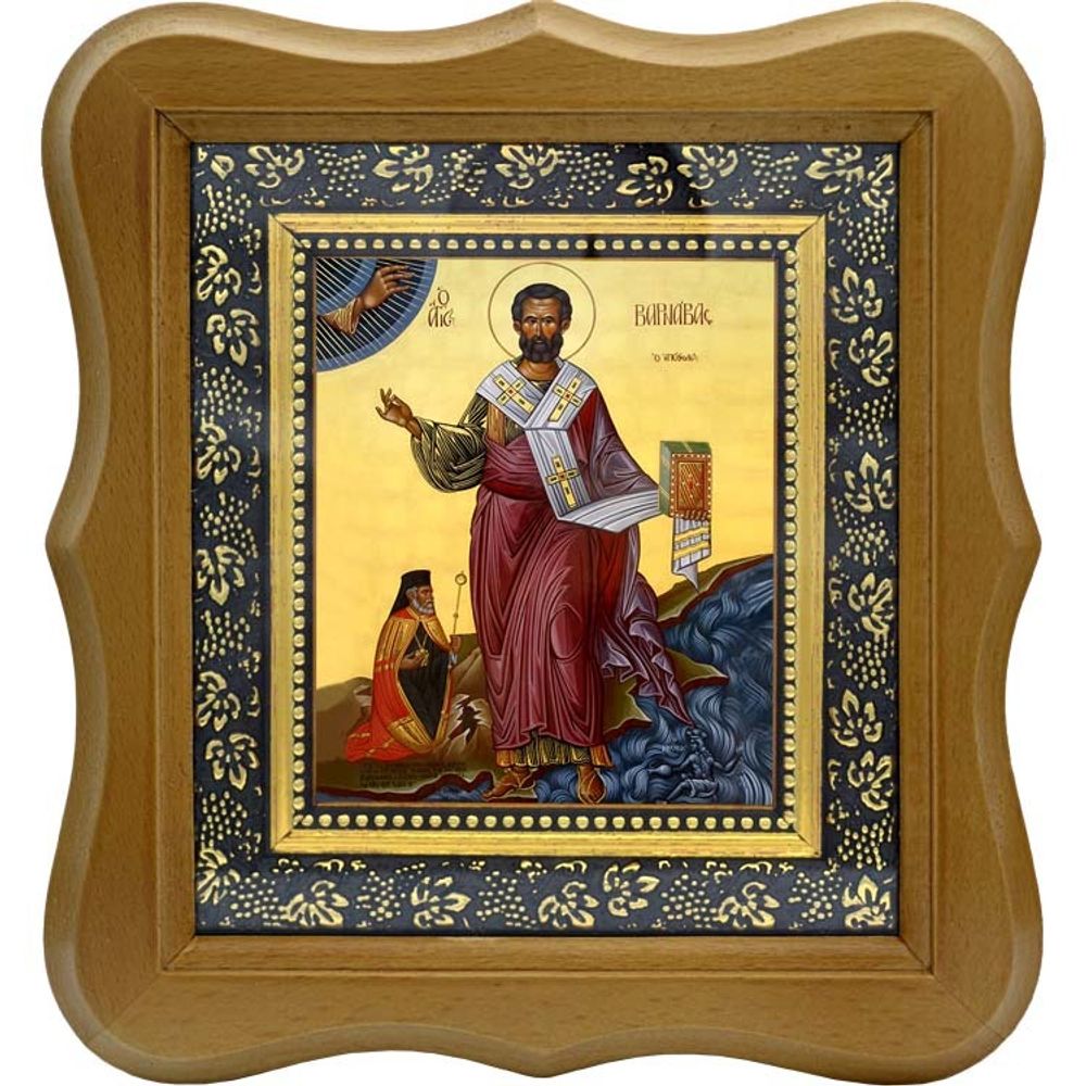 Варнава (Иосия) Медиоланский, Кипрский епископ, апостол от 70-ти. Икона на холсте.