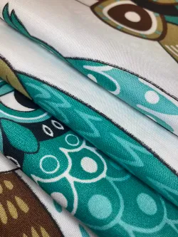 Постельное белье Полисатин Мечта "Owl" 1,5-сп  Наволочка 50х70 см 1 шт Простынь на резинке 90x200 смПододеяльник 145x215 см