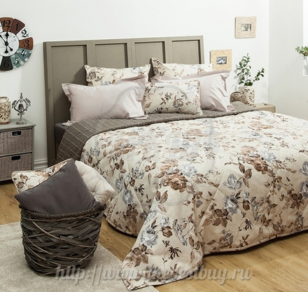 Покрывало для спальни: Саммер (арт. BL02-94-03)  -   230х250 см. - коричневый