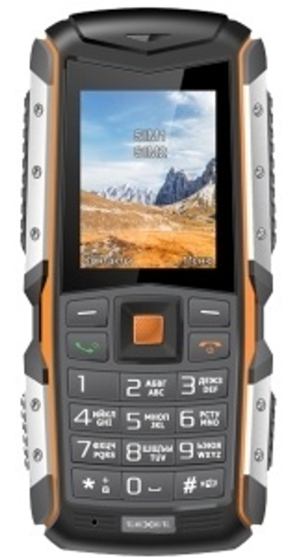Мобильный телефон teXet TM-513R черный-оранжевый
