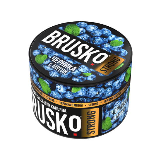 Brusko ( Черника с мятой) Strong 50 г