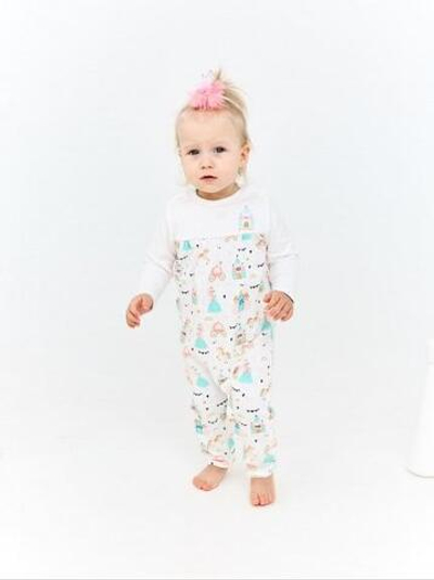 Комбинезон для девочки р.80 Белый 412-001-01-192