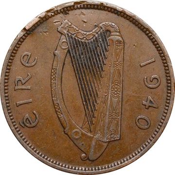 1 пенни 1940 Ирландия