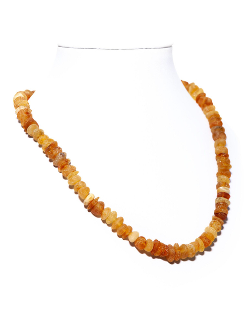 Бусы из цельного лечебного янтаря, 45 см. Натуральный Калининградский янтарь