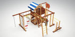Деревянная детская площадка Савушка "4 сезона" - семейная