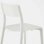 Стул - IKEA JANINGE,76х50х46 см. пластик белый, ЯНИНГЕ ИКЕА