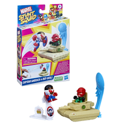 Hasbro F6895 F7064 — Набор фигурок Капитан Америка против Красного Черепа Marvel Stunt Squad F7064 — фото 1