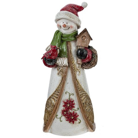 GAEM Фигурка декоративная "Снеговик", L14,5 W11 H33 см