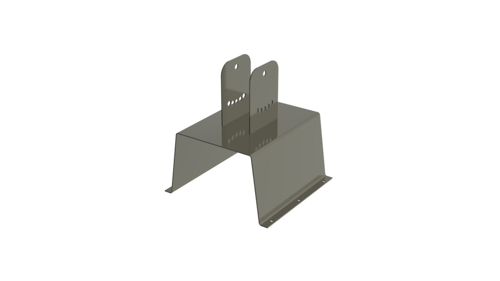 Кронштейн ограждения Fachmann PL/PVC/H114-750 RAL