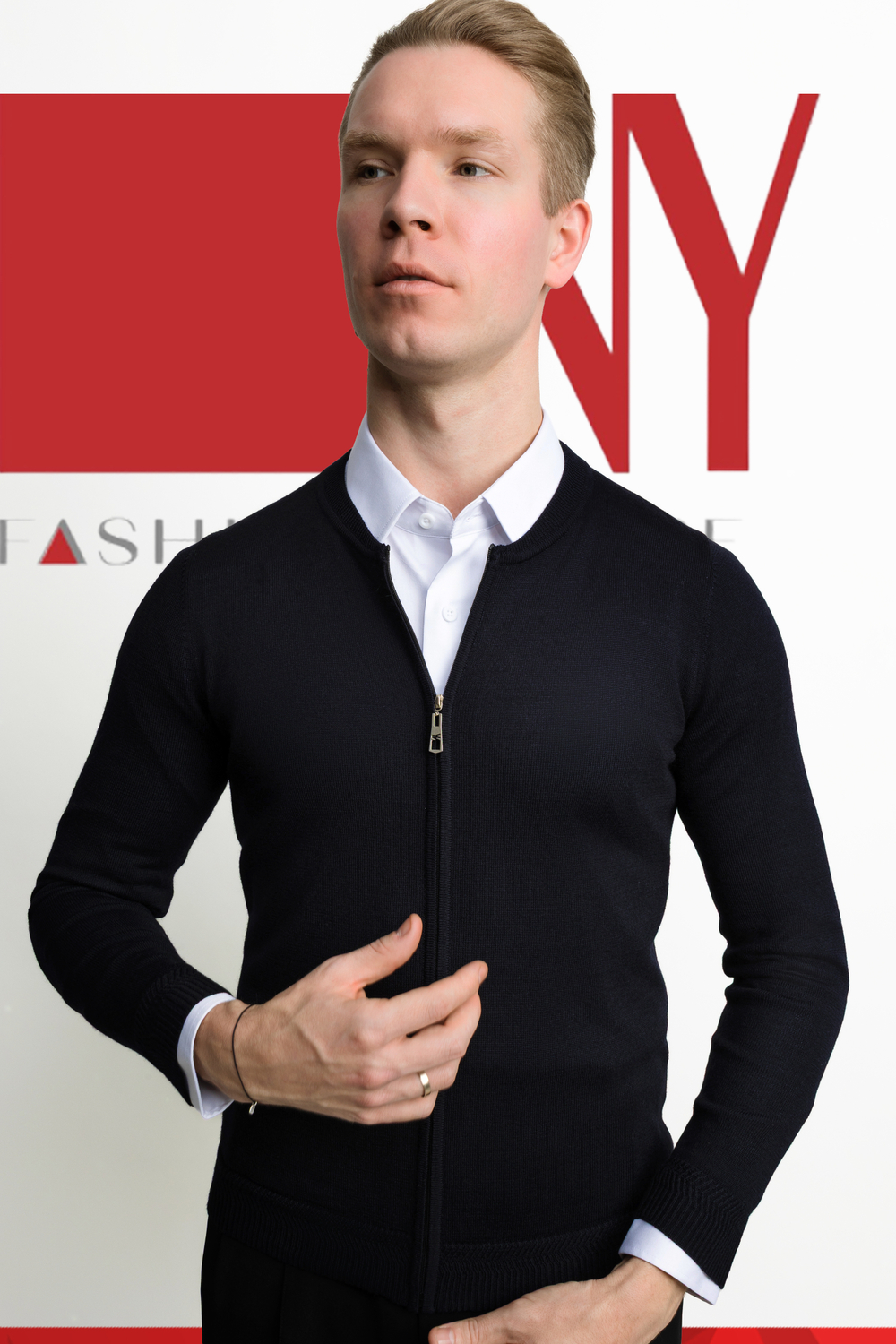 Кардиган на молнии