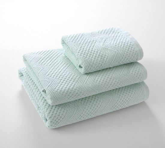 Полотенце махровое Восторг нежная мята 100x150 см