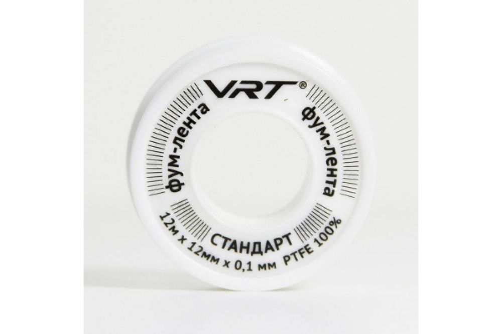Лента фум VRT® для воды (12мм*0,1мм*12м) 5102
