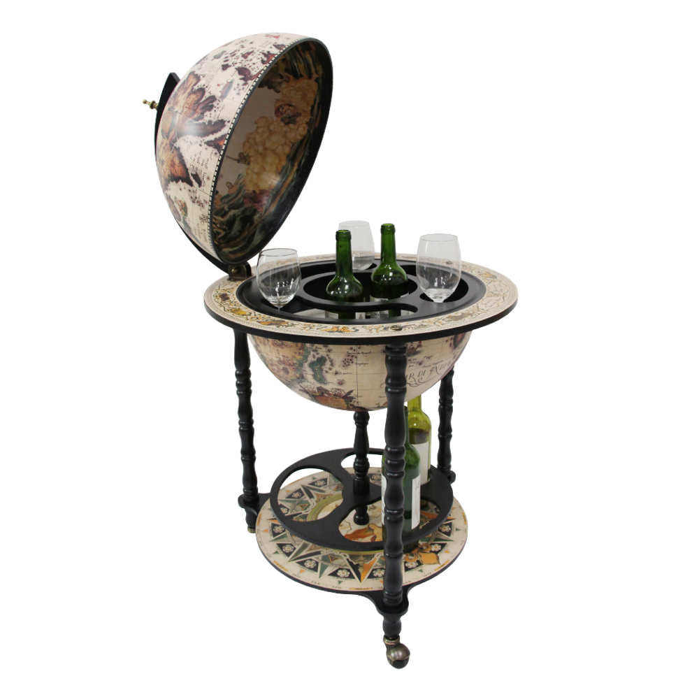 Jufeng Глобус-бар напольный d 45 весь белый