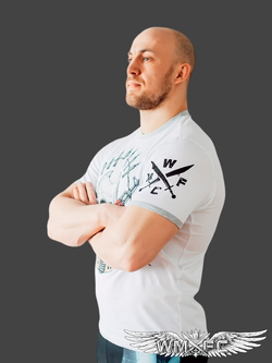 Футболка мужская WMFC knights Iron Born Белый