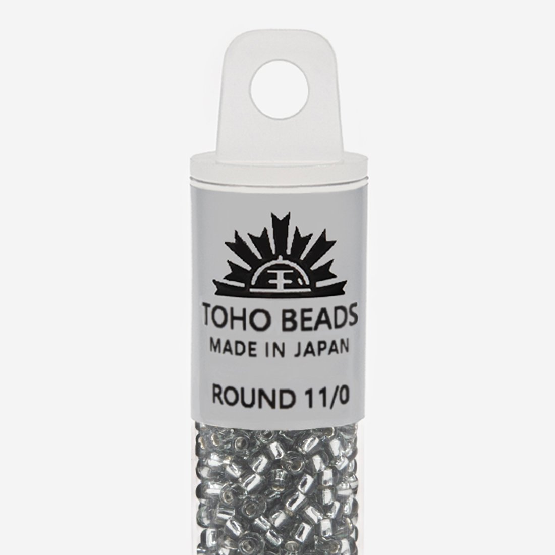 Японский бисер TOHO Round 11/0 (№29), с внутренним серебрением, прозрачный