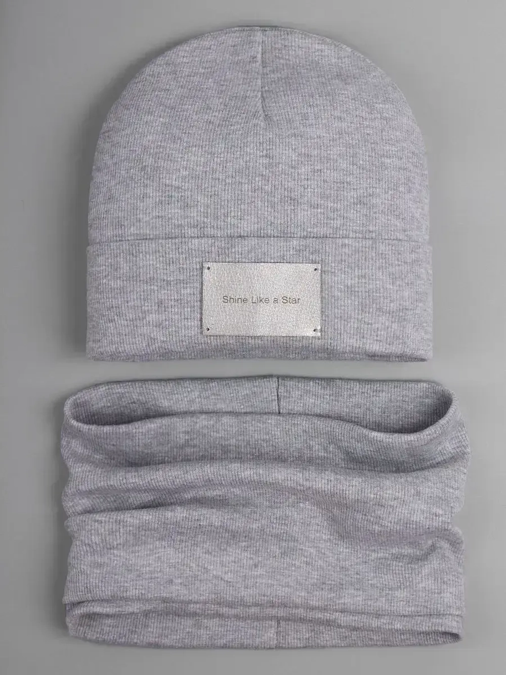 Шапка и снуд для мальчика осенние