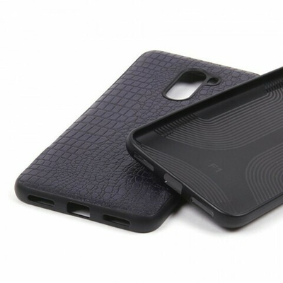 Панель из экокожи Рептилия для Xiaomi Pocophone F1, 010027 Красный