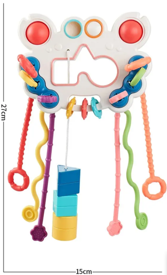 Сенсорный пальчиковый Крабик тянучка 4в1