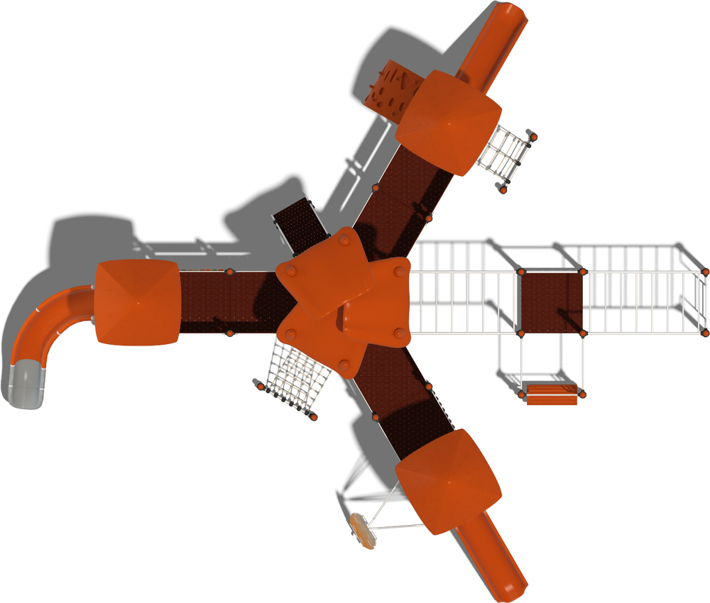Детский городок Мадагаскар Vector ДГ050.1.10 для игровых площадок 7-12 лет