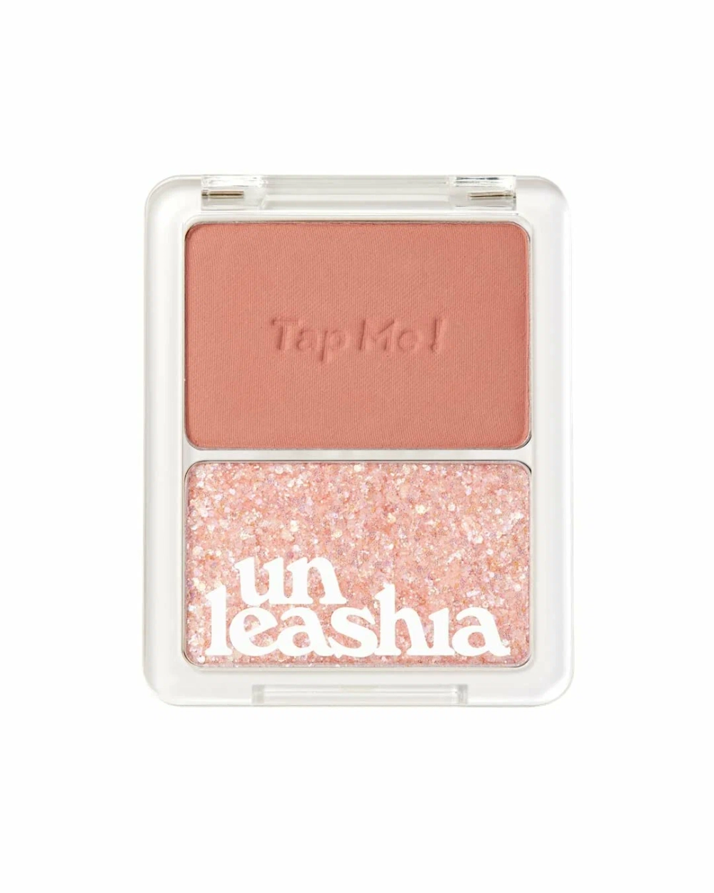 Unleashia Палетка хайлайтер + тени - Tap Me Palette Duo, 8,4г.