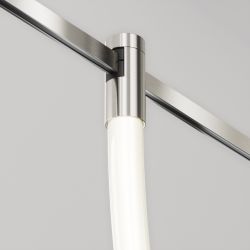 Трековый однофазный магнитный светодиодный светильник Maytoni Flarity   TR154-1-27W4K-PT