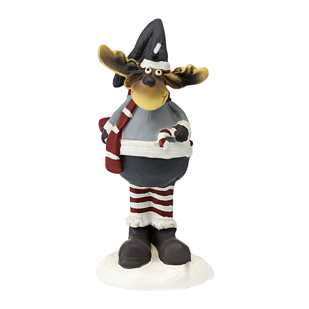 Свеча декоративная festive moose из коллекции new year essential, 12 см