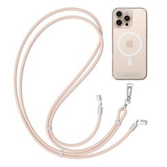 Зарядный кабель/ремень через плечо Satechi OntheGo Crossbody Lanyard Cable 60W 1.5 м (ST-LOTGLR) Desert Rose