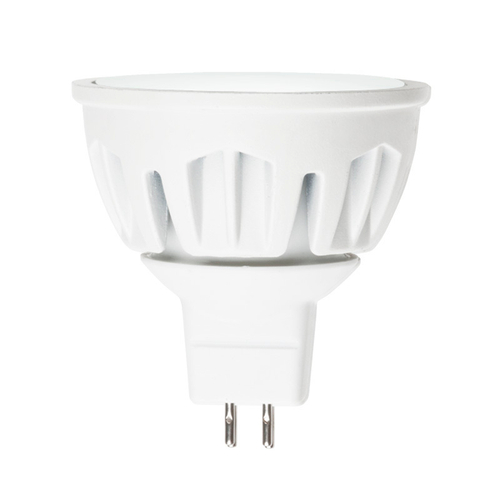 LED-JCDR-5W/WW/GU5.3/FR ALM01WH Лампа светодиодная. Материал корпуса алюминий. Цвет свечения теплый белый. Серия Merli. Упаковка пластик
