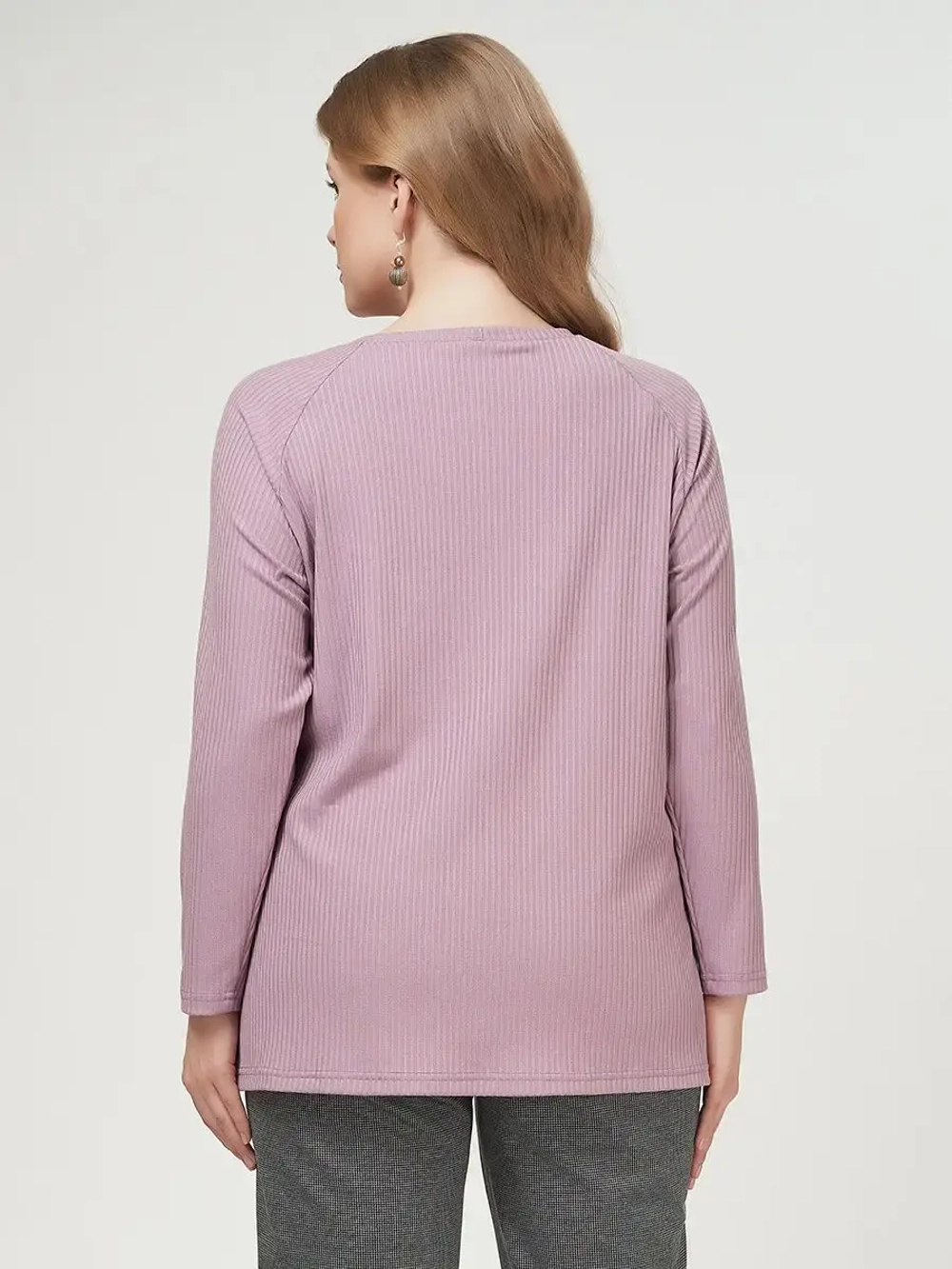 Блузка лонгслив лапша большие размеры