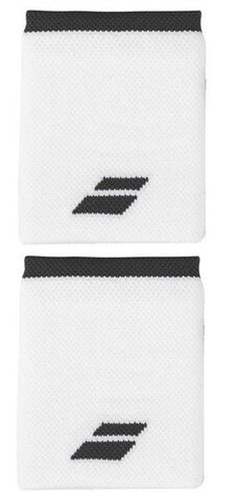 Напульсник теннисный Babolat Logo Jumbo Wristband - белый