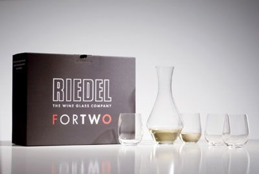 Набор бокалов для белого вина 4шт 320мл и декантер 1шт 970мл Riedel O Viognier/Chardonnay Австрия упаковка