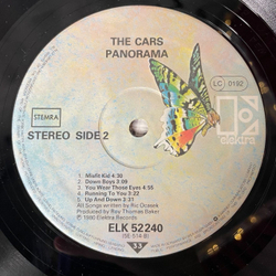 Винтажная виниловая пластинка LP The Cars Panorama (Germany 1980) Touch And Go