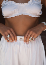 Кольцо «Хати Трио» с лазурной эмалью