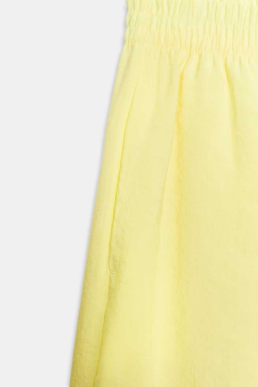 ZARA СВОБОДНЫЕ ШОРТЫ С ЭЛАСТИЧНЫМ ПОЯСОМ, ЖЕЛТЫЙ