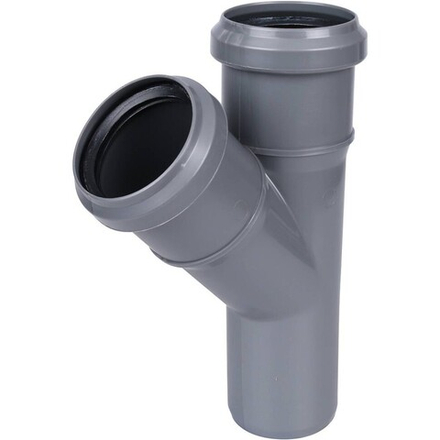Тройник D50x50x45гр Sinikon