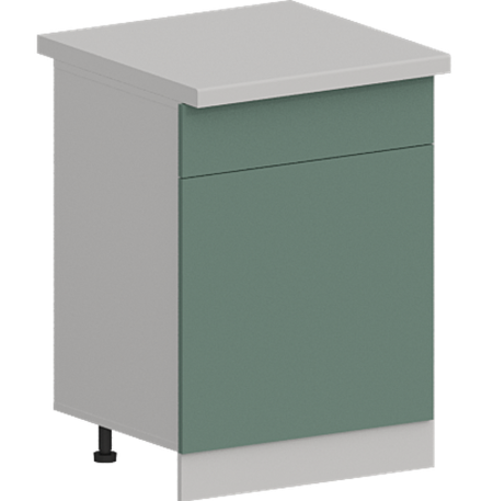 Кухня Модуль ШН1Я 601М Ликата / Матовая мята