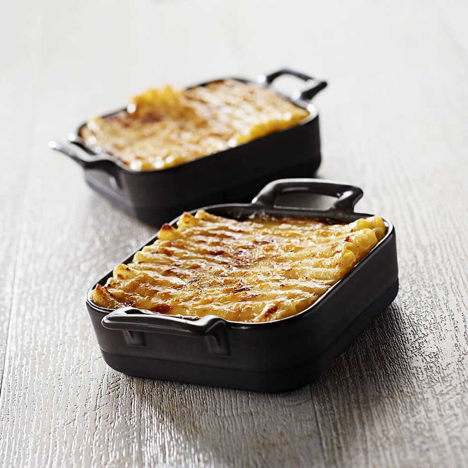 Блюдо для запекания квадратное 20x20 см, фарфор, черный, 647684, Belle Cuisine, Revol, Revol