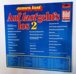 Винтажная виниловая пластинка LP James Last Auf Last Gehts Los 2 (Germany 1978)