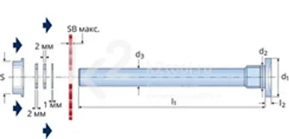 Штоковая опора для домкратов Holmatro S 35 A