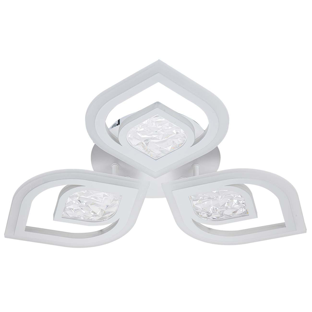 Светодиодный светильник 70Вт, 5200Лм, 3000К-6000К,Ra>80, ИК-пульт, плавная регулировка мощности, изменение цветовой температуры, ночник, металл/акрил, белый