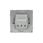 Розетка силовая, 2P+E, без з/ш, KANT, белая магнолия