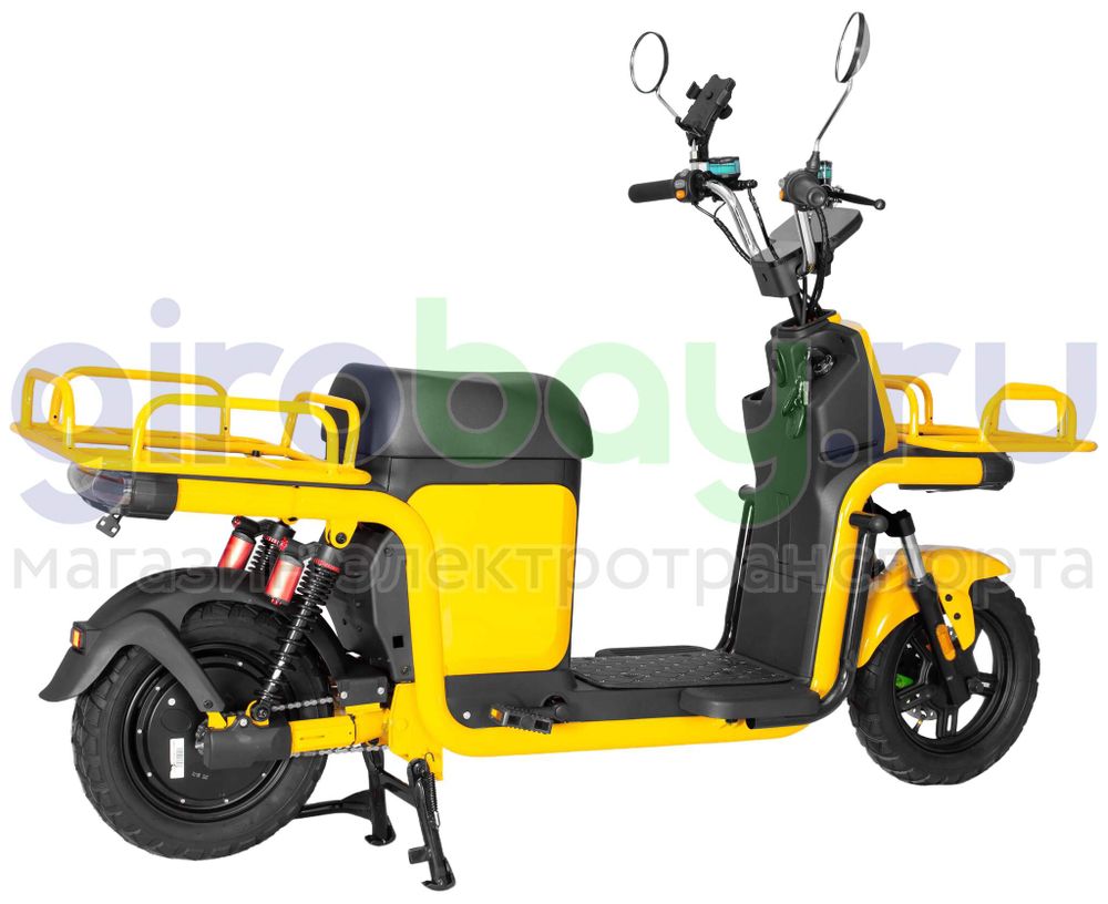 Электроскутер IKINGI XC-2 (60V/40Ah) - Желтый фото №7