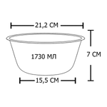 Миска "efox" для питомцев из нержавеющей стали, форма чаша