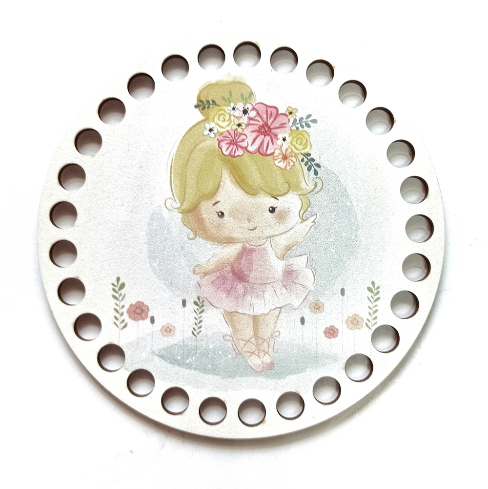 Донышко Принт Детское 12см Девочки в ассортименте