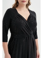 Платье с пайетками вечернее нарядное большие размеры