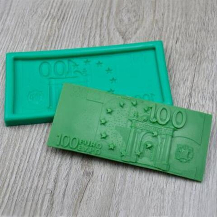 Силиконовый молд купюра 100 Евро