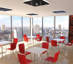 Стол пластиковый Siesta Contract Mango Alu, белый