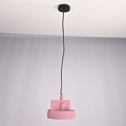 Подвесной бетонный светильник SKOVL A терракот